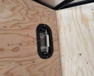 Thumbnail Photo of 2026 Royal Cargo 7X14 Contractor Package V Nose 13,200lb GVW BARN DOORS WHITE Enclosed Trailer Extra Tall