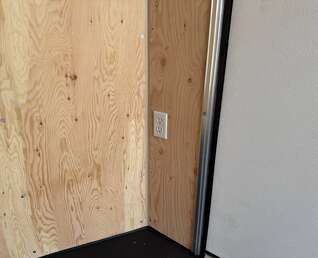 Thumbnail Photo of 2026 Royal Cargo 7X14 Contractor Package V Nose 13,200lb GVW BARN DOORS WHITE Enclosed Trailer Extra Tall