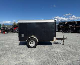 Thumbnail Photo of Pre Owned Used 2017 Mirage 5x8 Cargo / Enclosed Trailer Black Ramp Door 2990lb GVW