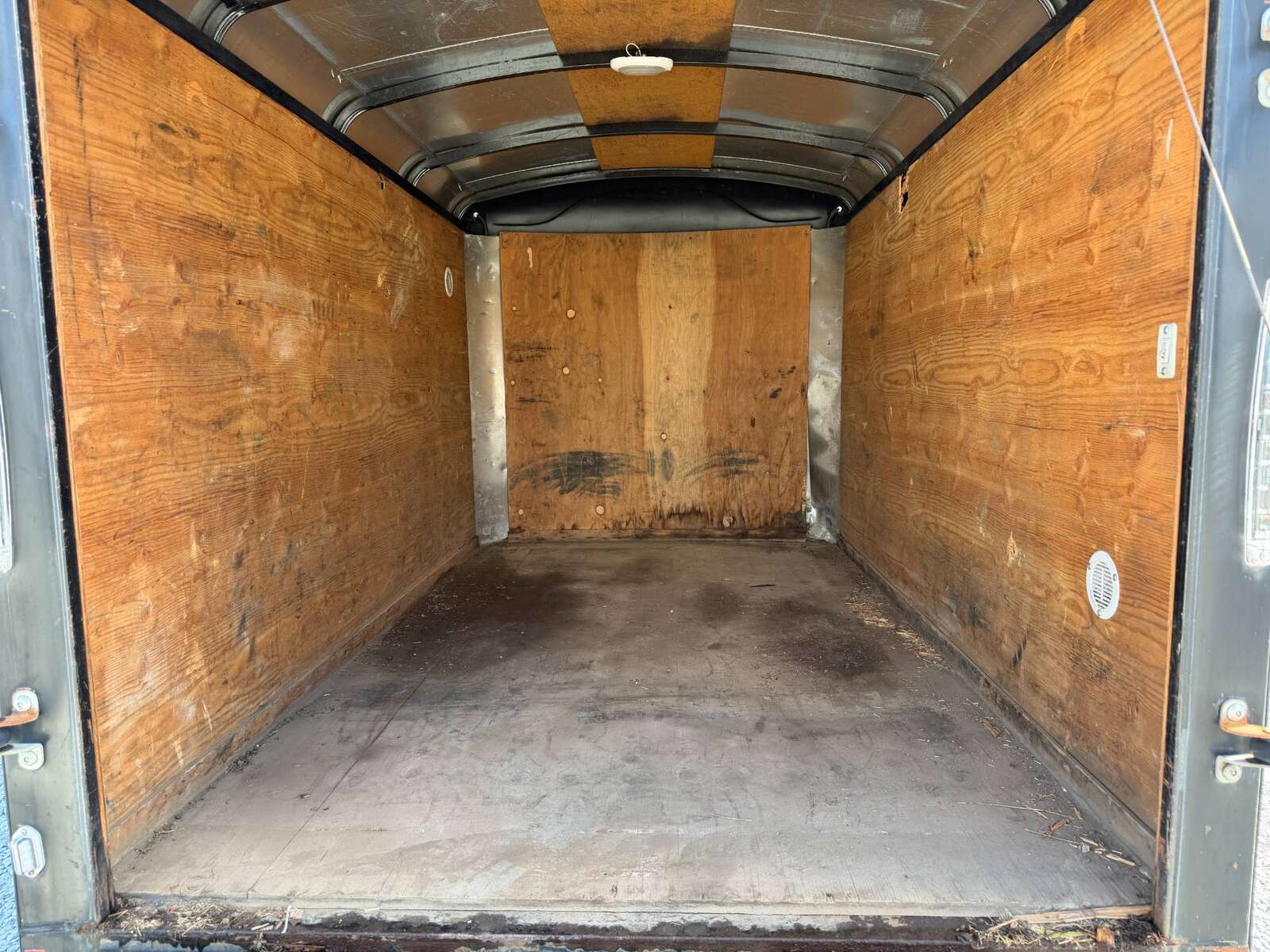 Photo of Pre Owned Used 2017 Mirage 5x8 Cargo / Enclosed Trailer Black Ramp Door 2990lb GVW