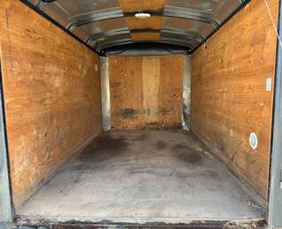 Thumbnail Photo of Pre Owned Used 2017 Mirage 5x8 Cargo / Enclosed Trailer Black Ramp Door 2990lb GVW