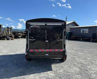 Thumbnail Photo of Pre Owned Used 2017 Mirage 5x8 Cargo / Enclosed Trailer Black Ramp Door 2990lb GVW