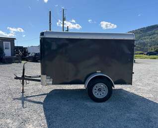 Thumbnail Photo of Pre Owned Used 2017 Mirage 5x8 Cargo / Enclosed Trailer Black Ramp Door 2990lb GVW