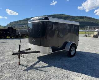 Thumbnail Photo of Pre Owned Used 2017 Mirage 5x8 Cargo / Enclosed Trailer Black Ramp Door 2990lb GVW