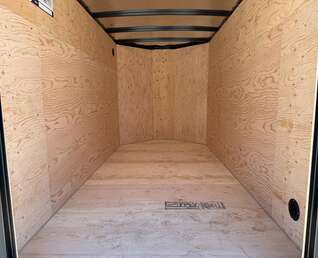 Thumbnail Photo of 2026 Royal Cargo 5x10 Enclosed Cargo Trailer V Nose Black Ramp Door 2990lb GVW (GSR)