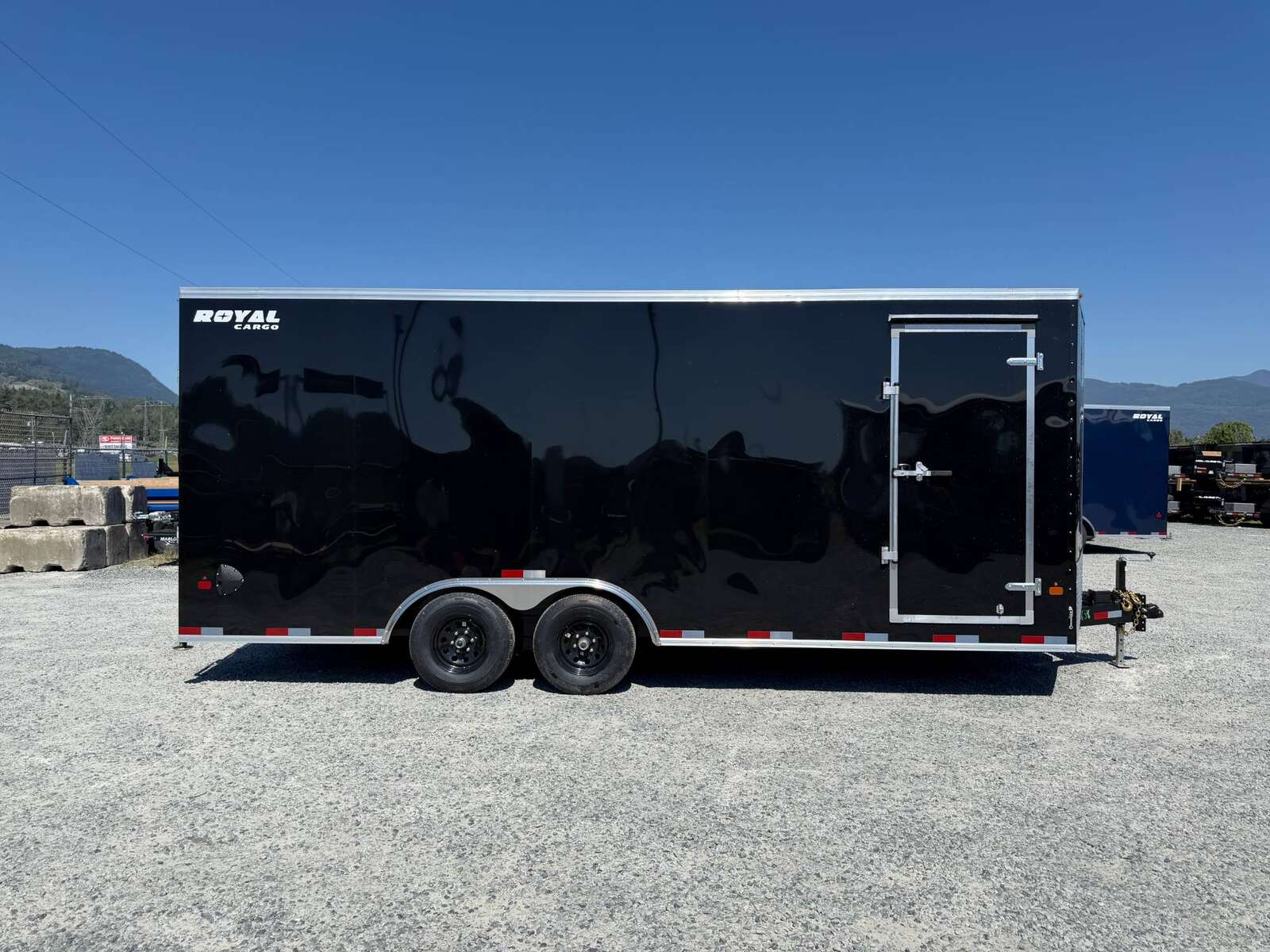Photo of 2026 Royal Cargo 8.5x20 +V Nose 11,400lb Cargo / Enclosed Trailer Car Hauler Extra Height Ramp Door Gloss Black (GSR)