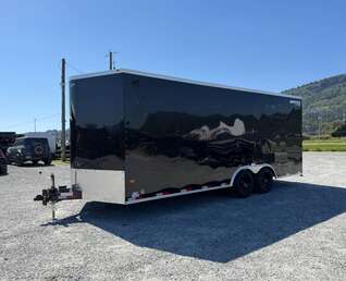 Thumbnail Photo of 2026 Royal Cargo 8.5x20 +V Nose 11,400lb Cargo / Enclosed Trailer Car Hauler Extra Height Ramp Door Gloss Black (GSR)