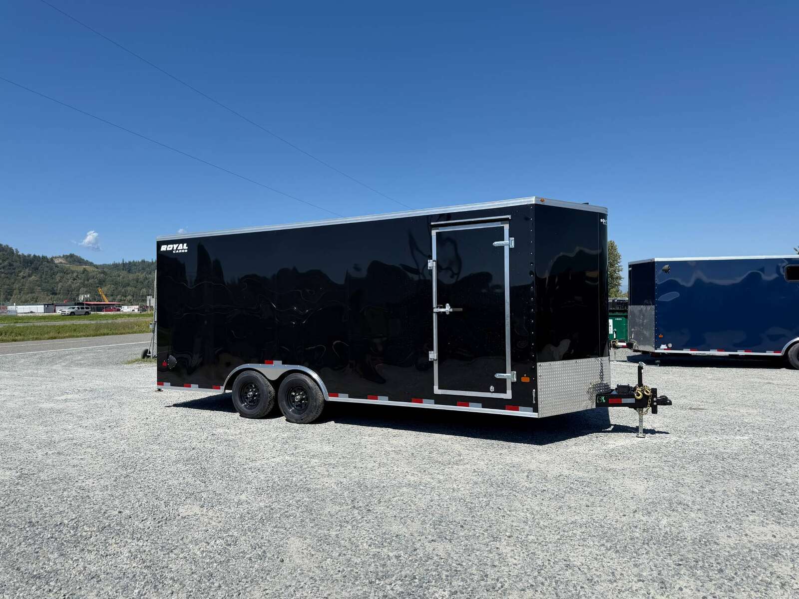 Photo of 2026 Royal Cargo 8.5x20 +V Nose 11,400lb Cargo / Enclosed Trailer Car Hauler Extra Height Ramp Door Gloss Black (GSR)