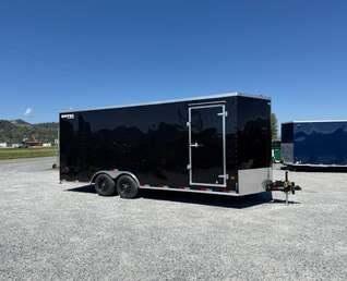 Thumbnail Photo of 2026 Royal Cargo 8.5x20 +V Nose 11,400lb Cargo / Enclosed Trailer Car Hauler Extra Height Ramp Door Gloss Black (GSR)
