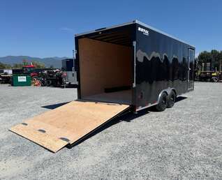 Thumbnail Photo of 2026 Royal Cargo 8.5x20 +V Nose 11,400lb Cargo / Enclosed Trailer Car Hauler Extra Height Ramp Door Gloss Black (GSR)