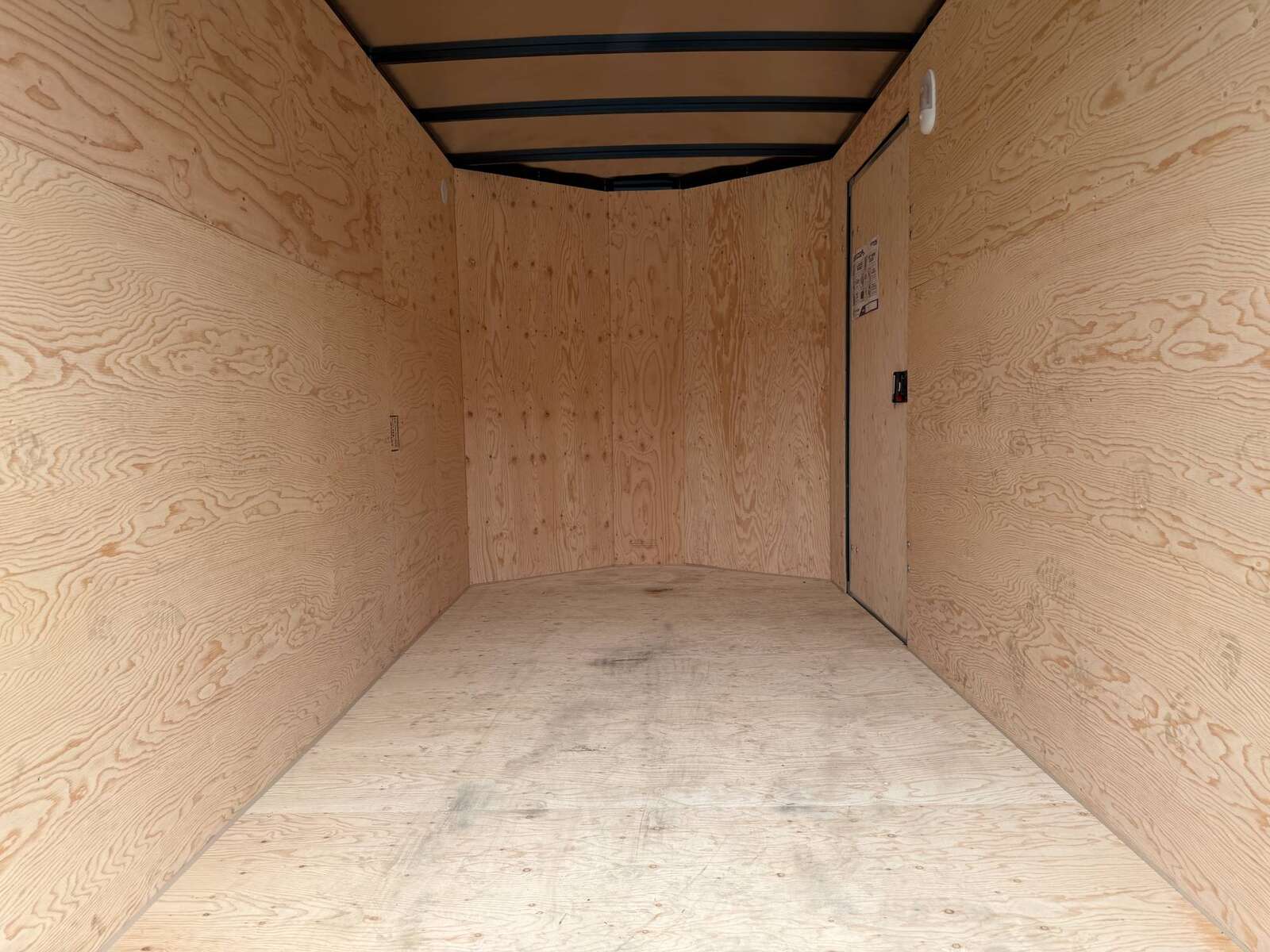 Photo of 2026 Royal Cargo 6x12 V Nose Cargo / Enclosed Trailer Barn Doors White Extra height 2900lb GVW