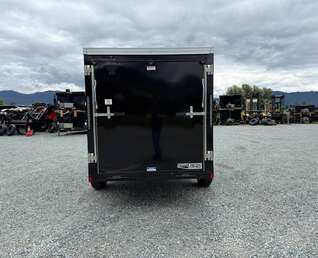Thumbnail Photo of Pre Owned Used 2023 TNT 5x10 Enclosed Cargo Trailer 2990lb GVW Black V Nose w/ Ramp Door
