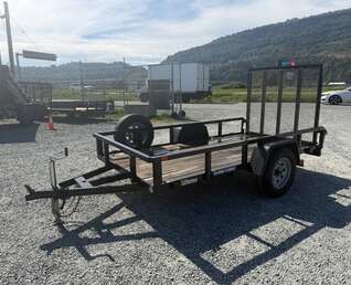 Thumbnail Photo of Used Pre Owned 2021 Suretrac 5X10 Utility Trailer 2990lb GVW with Ramp Gate
