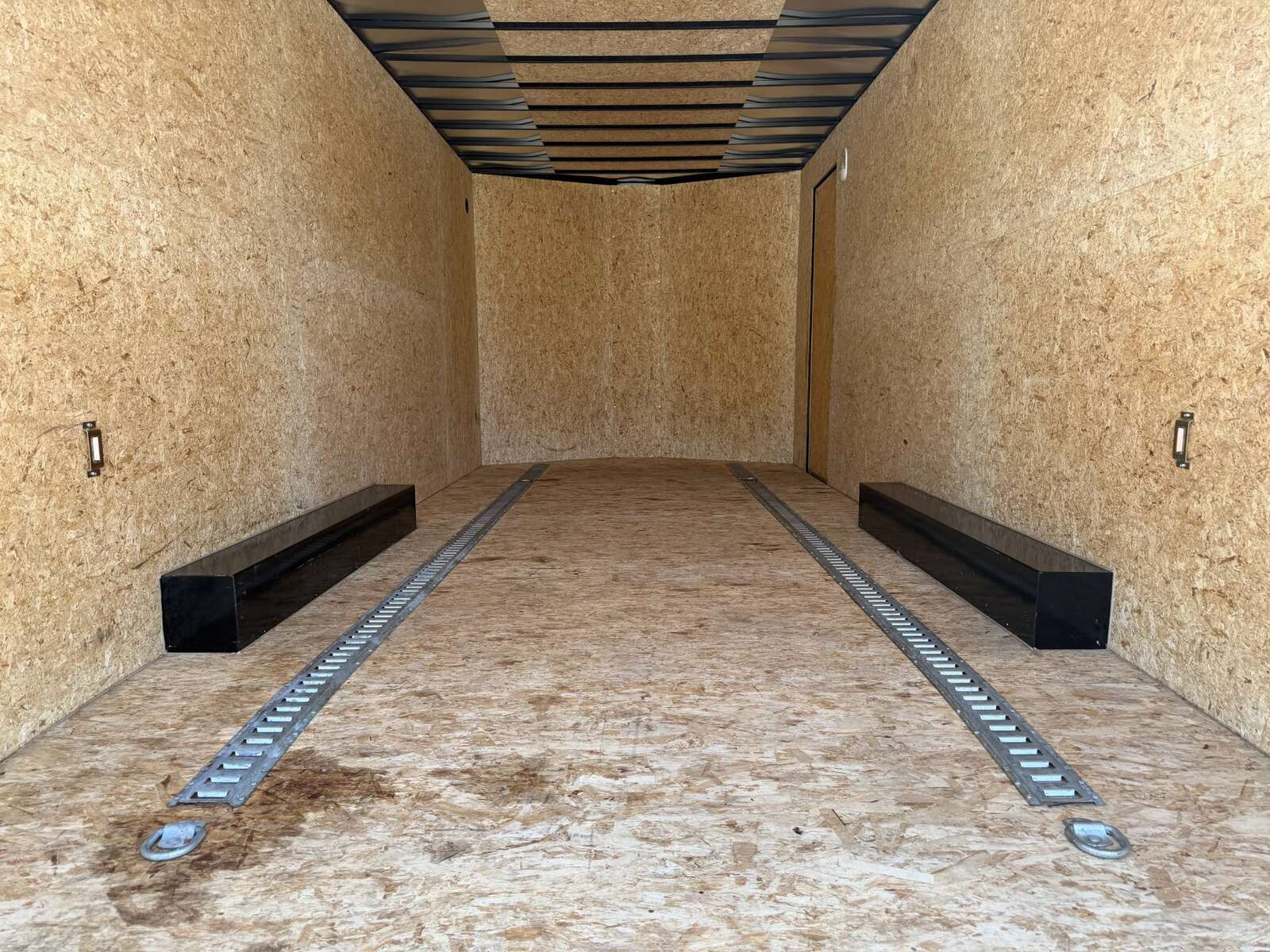 Photo of Used Pre Owned 2021 Royal 8.5x20 Cargo / Enclosed Trailer V Nose 11,400lb GVW Extra Height w/ Ramp Door Charcoal Grey