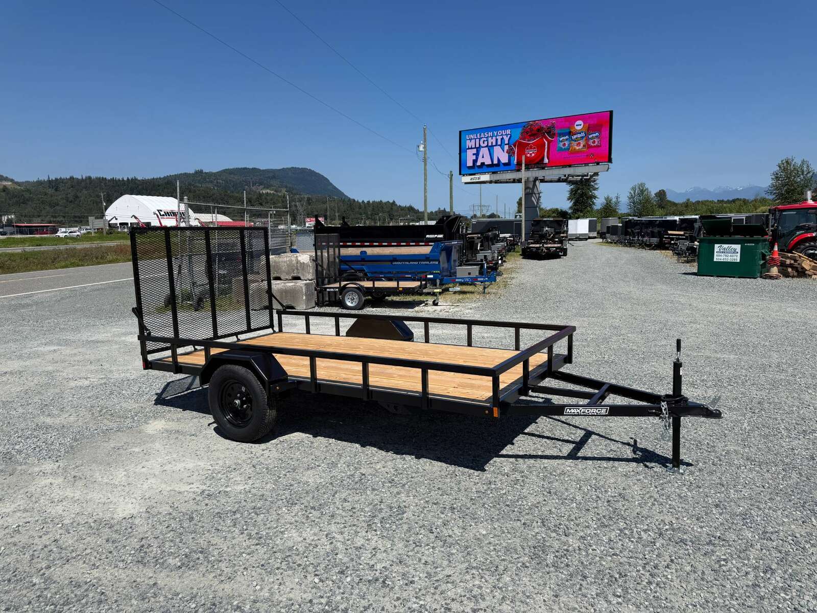 Photo of 2027 MaxForce 6x12 Utility Trailer w/ Ramp Gate - ATV UTV Side x Side