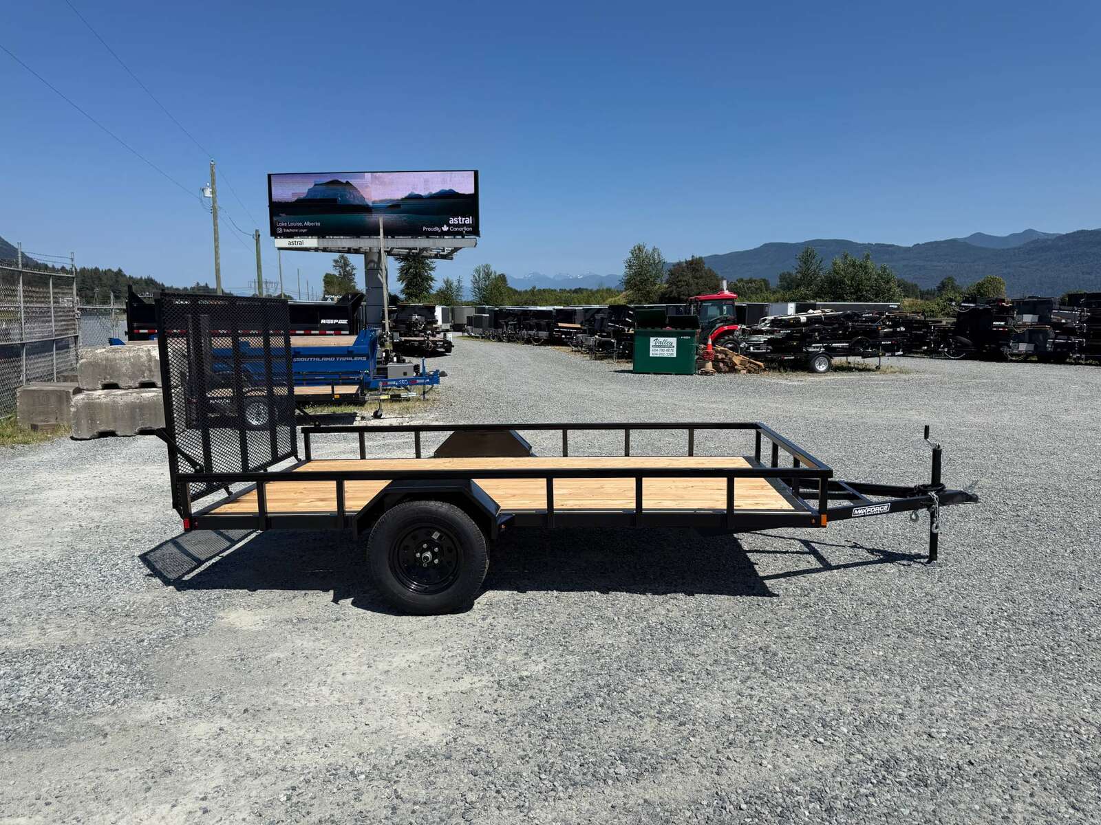 Photo of 2027 MaxForce 6x12 Utility Trailer w/ Ramp Gate - ATV UTV Side x Side