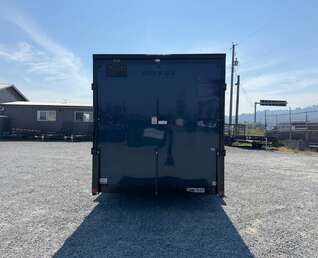 Thumbnail Photo of 2026 Royal 7.5X16 V-NOSE RAMP DOOR EXTRA HEIGHT Cargo / Enclosed Trailer Blue w/ Blackout Package 7700lb GVW (GSR)