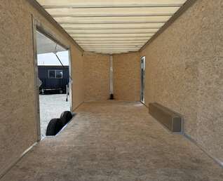 Thumbnail Photo of 2027 Alcom XLT Pro 8.5x20 Car Hauler Enclosed Cargo Trailer w/ Side escape door & Translucent Roof 7000lb GVW Black Polycor Exterior