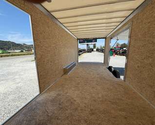 Thumbnail Photo of 2027 Alcom XLT Pro 8.5x20 Car Hauler Enclosed Cargo Trailer w/ Side escape door & Translucent Roof 7000lb GVW Black Polycor Exterior