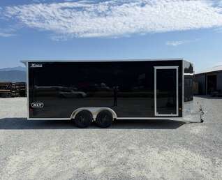 Thumbnail Photo of 2027 Alcom XLT Pro 8.5x20 Car Hauler Enclosed Cargo Trailer w/ Side escape door & Translucent Roof 7000lb GVW Black Polycor Exterior