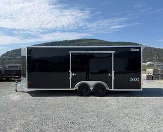 Thumbnail Photo of 2027 Alcom XLT Pro 8.5x20 Car Hauler Enclosed Cargo Trailer w/ Side escape door & Translucent Roof 7000lb GVW Black Polycor Exterior