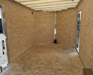 Thumbnail Photo of 2027 Alcom XLT Pro 8.5x20 Car Hauler Enclosed Cargo Trailer w/ Side escape door & Translucent Roof 7000lb GVW Black Polycor Exterior