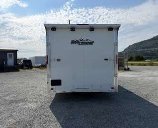 Thumbnail Photo of 2027 Alcom XLT Pro 8.5x20 Car Hauler Enclosed Cargo Trailer w/ Side escape door & Translucent Roof 7000lb GVW White Polycor Exterior