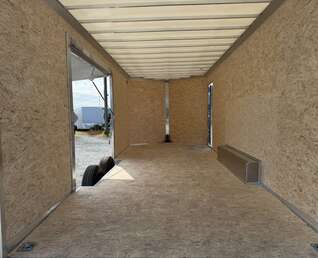Thumbnail Photo of 2027 Alcom XLT Pro 8.5x20 Car Hauler Enclosed Cargo Trailer w/ Side escape door & Translucent Roof 7000lb GVW White Polycor Exterior