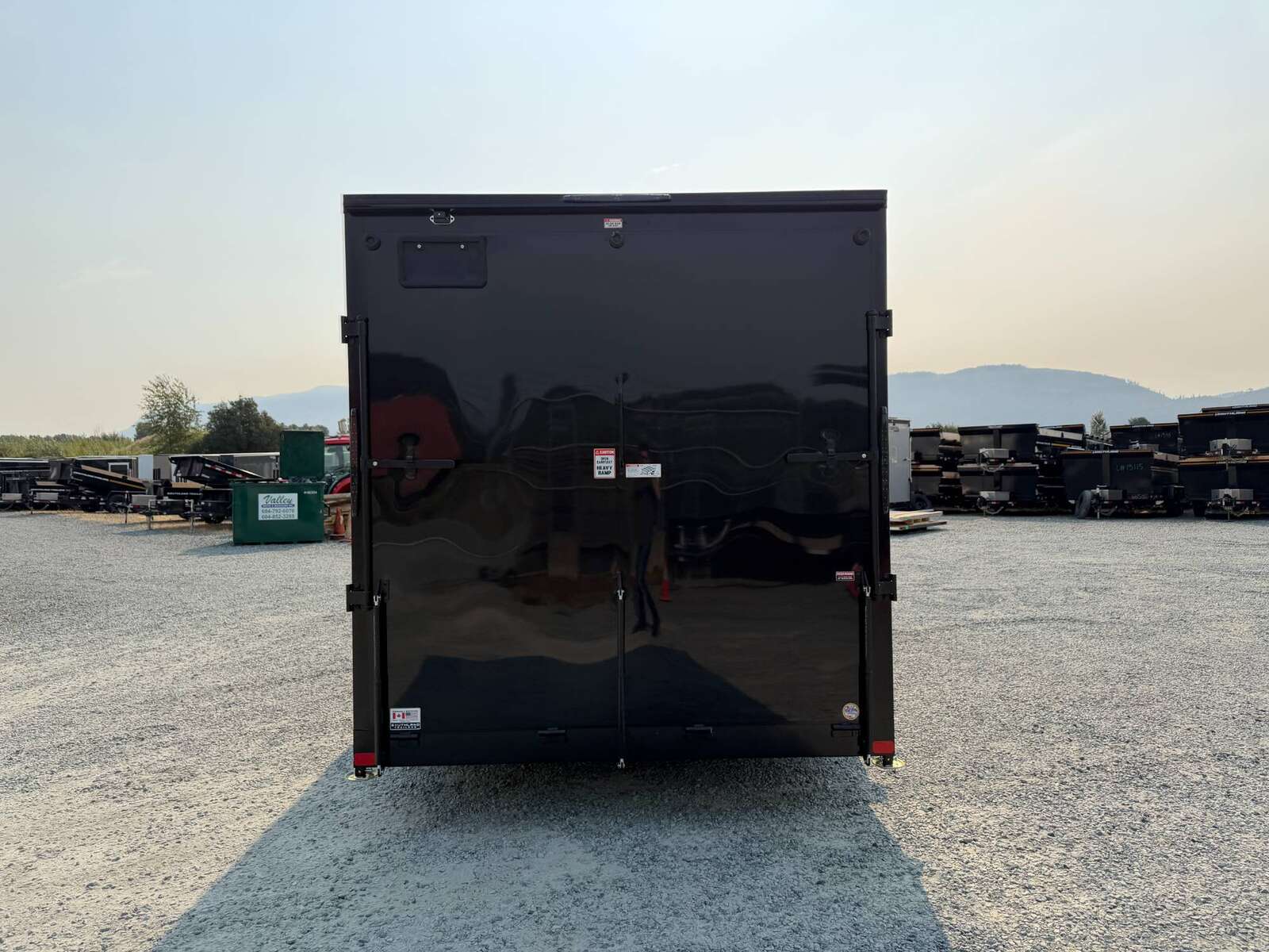 Photo of 2027 Royal 7.5X16 V-NOSE RAMP DOOR EXTRA HEIGHT Cargo / Enclosed Trailer GLOSS Black w/ Blackout Package 7700lb GVW (GSR)
