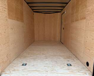 Thumbnail Photo of 2027 Royal Cargo 7X14 V Nose 7700LB GVW RAMP DOOR Black w/ Blackout Package Enclosed Cargo Trailer Extra Tall (GSR)