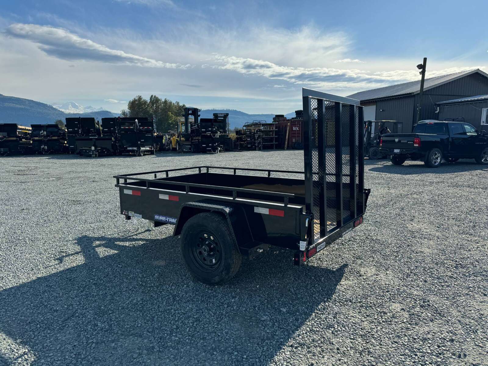 Photo of 2026 Suretrac 5X8 Utility Trailer Steel Side w/ Ramp Gate 2990LB GVW