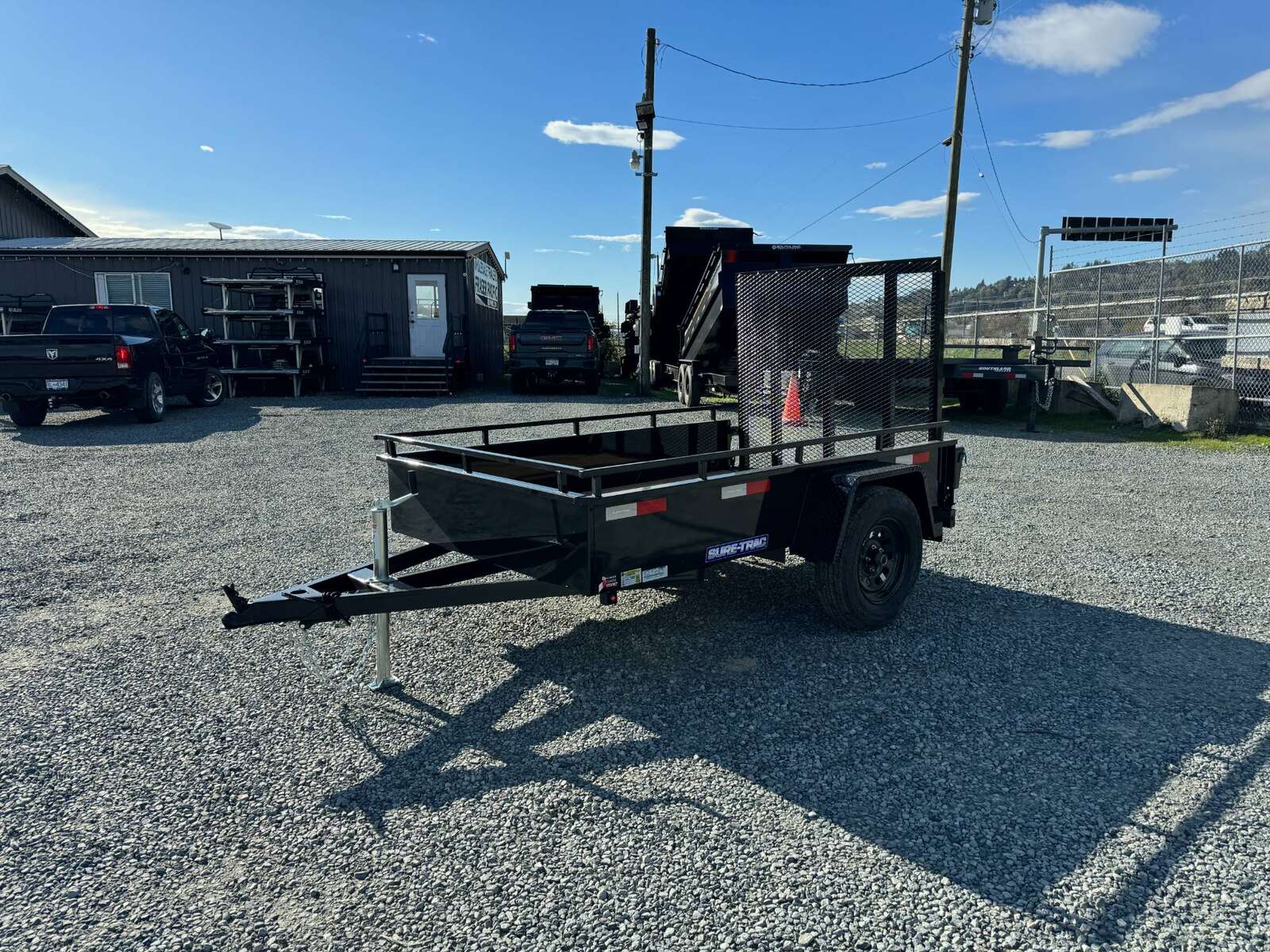 Photo of 2026 Suretrac 5X8 Utility Trailer Steel Side w/ Ramp Gate 2990LB GVW