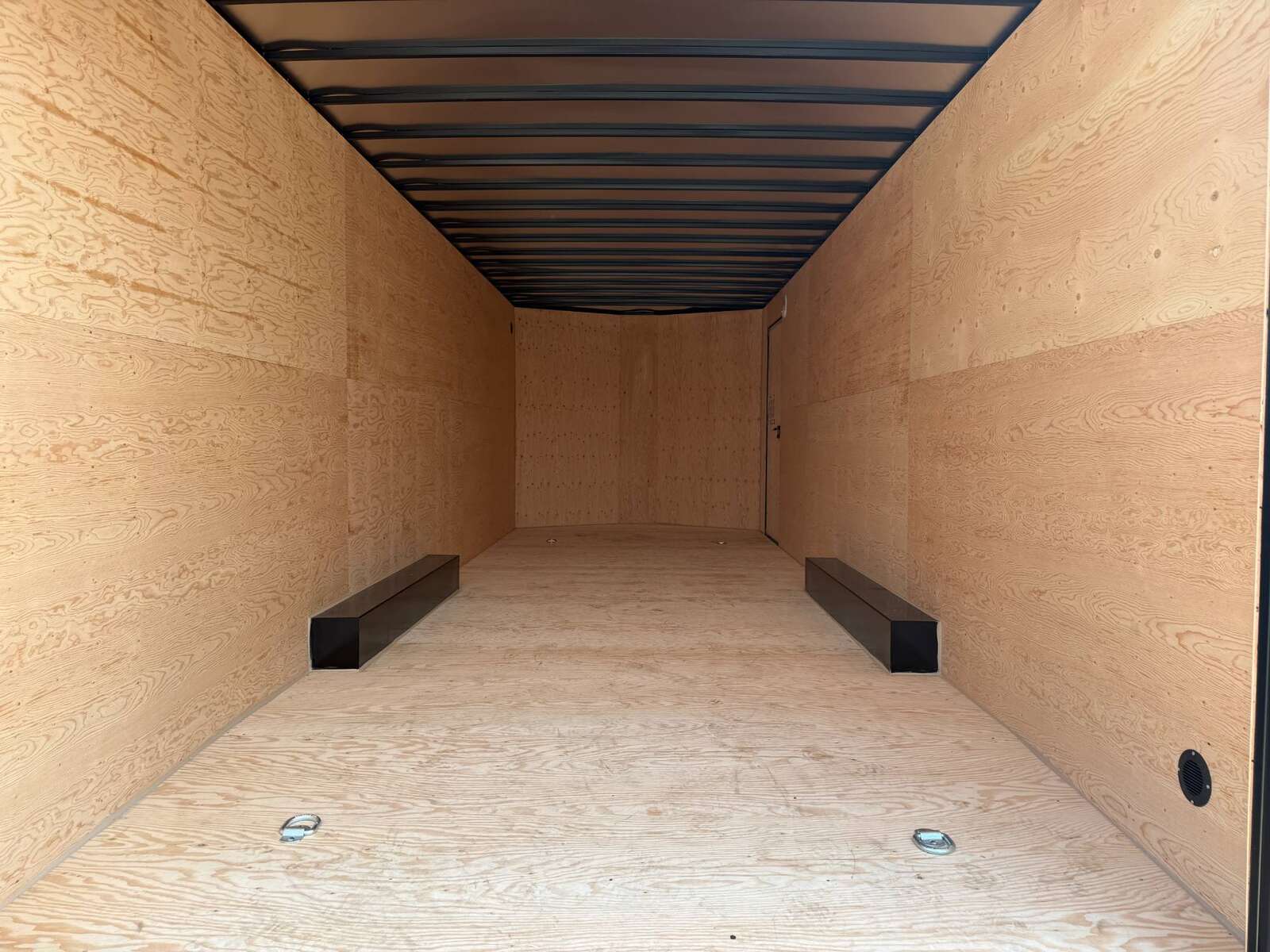 Photo of 2027 Royal Cargo 8.5x24 V Nose Car Hauler Cargo / Enclosed Trailer 11,400lb GVW GLOSS Black Ramp Door Extra Height (GSR)