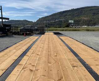 Thumbnail Photo of 2027 Southland 32' Gooseneck Equipment Flat Deck Trailer 38,000lbs w/ 12' Hydraulic Dovetail