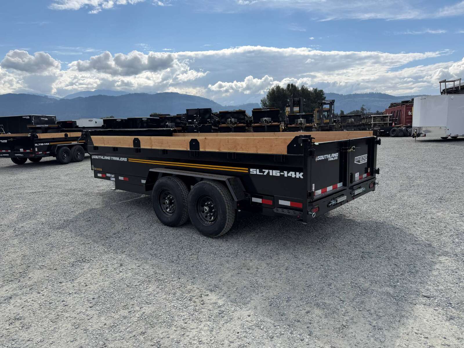 Photo of 2027 Southland 7x16 Dump Trailer 15,400lbs GVW with Tarp And Ramps (SL716-14K)