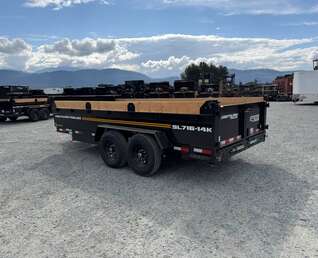 Thumbnail Photo of 2027 Southland 7x16 Dump Trailer 15,400lbs GVW with Tarp And Ramps (SL716-14K)