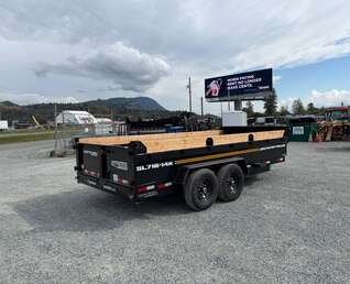 Thumbnail Photo of 2027 Southland 7x16 Dump Trailer 15,400lbs GVW with Tarp And Ramps (SL716-14K)