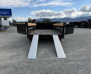 Thumbnail Photo of 2027 Southland 7x16 Dump Trailer 15,400lbs GVW with Tarp And Ramps (SL716-14K)