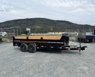 Thumbnail Photo of 2027 Southland 7x16 Dump Trailer 15,400lbs GVW with Tarp And Ramps (SL716-14K)