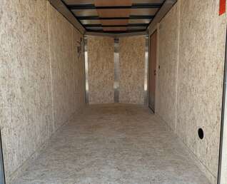 Thumbnail Photo of 2027 Impact Quake 6x12 V Nose Cargo / Enclosed Trailer / Polycor White Exterior / Ramp Door Extra Height 2990lb GVW