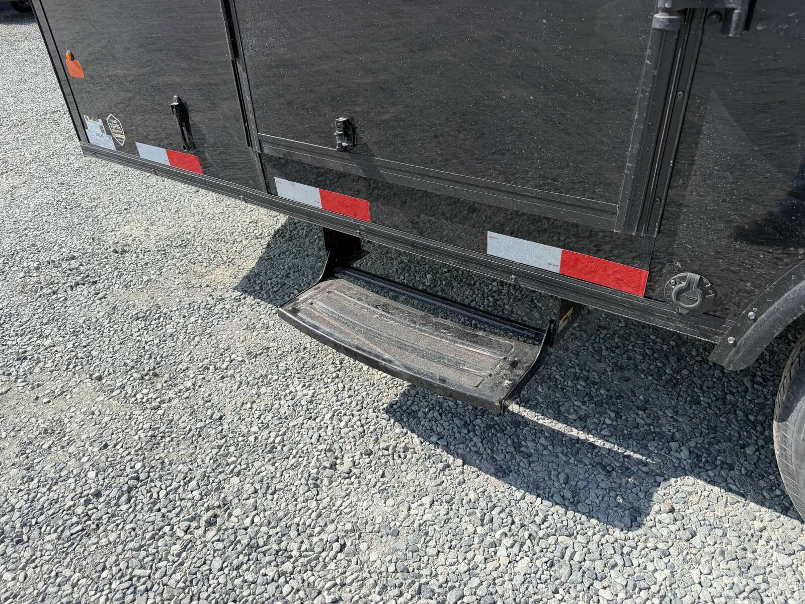 Photo of 2027 Royal 8.5x16 V Nose Cargo Enclosed Trailer Camping Package Black w/ Blackout Pkg, Insulated, Ramp Door, White Walls, 2x Windows, Polycor & More!