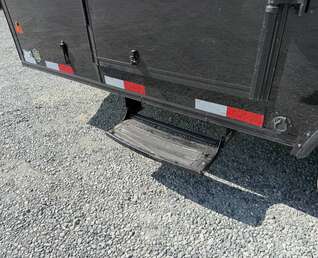 Thumbnail Photo of 2027 Royal 8.5x16 V Nose Cargo Enclosed Trailer Camping Package Black w/ Blackout Pkg, Insulated, Ramp Door, White Walls, 2x Windows, Polycor & More!