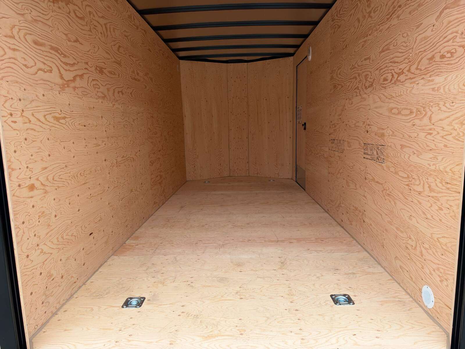 Photo of 2027 Royal 7x16 Enclosed Cargo Trailer V Nose Ramp Door White 7700lb GVW Extra Height (GSR)