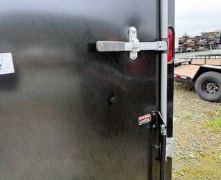 Thumbnail Photo of **DENT SALE** 2027 Royal Cargo 6x12 V Nose Cargo / Enclosed Trailer Ramp Door Black Tandem Axle 7700lb GVW (GSR)