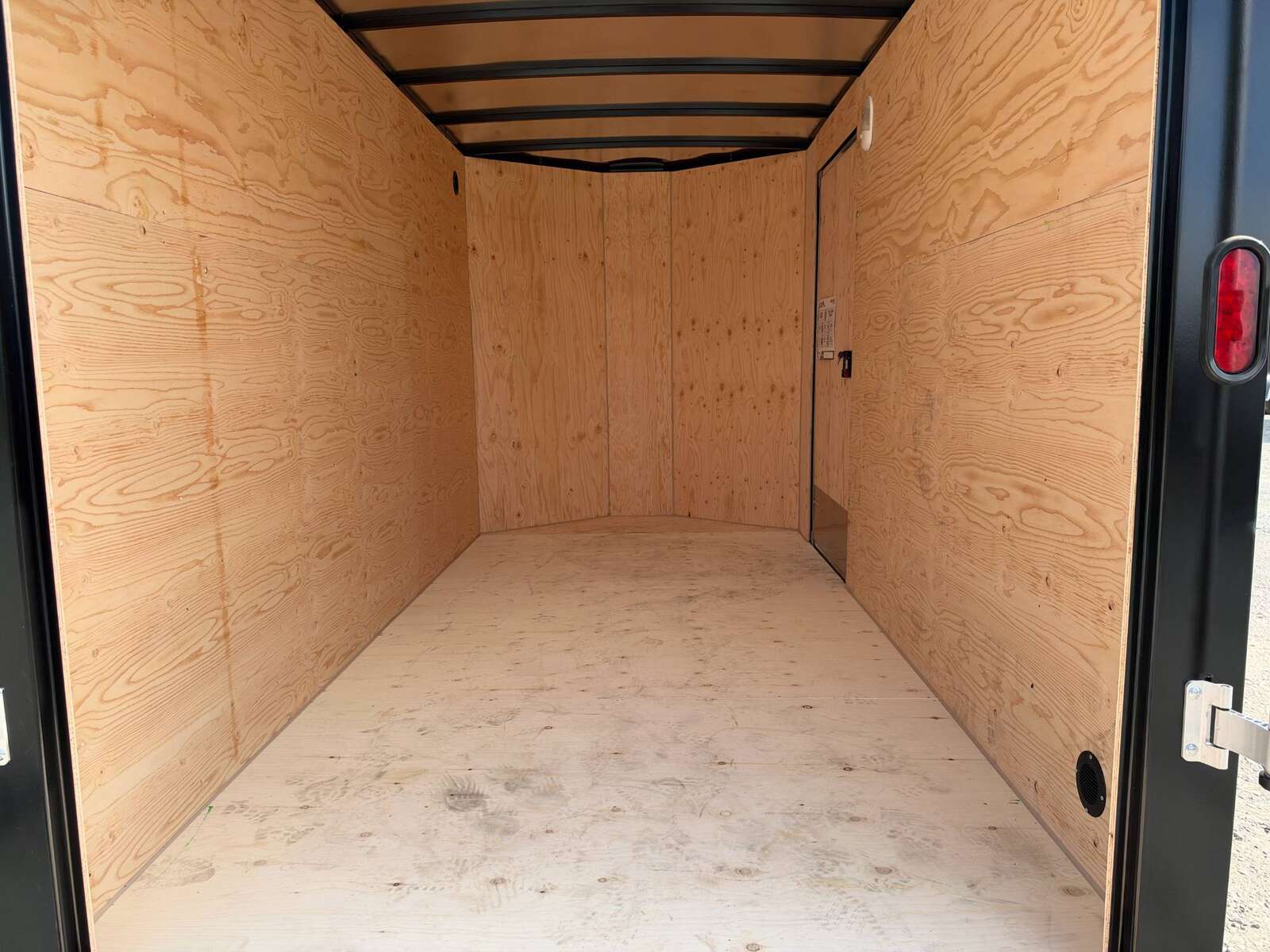 Photo of 2027 Royal Cargo 6x12 V Nose Cargo / Enclosed Trailer Ramp Door Red Tandem Axle 7700lb GVW (GSR)