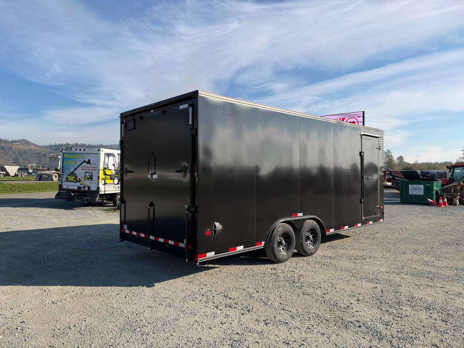 Photo of 2027 Royal Cargo BLACKOUT Package 8.5x20 +V Nose 11,400lb Cargo / Enclosed Trailer Car Hauler Extra Height Ramp Door Black (GSR)