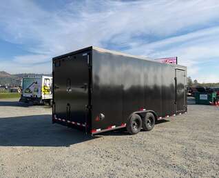 Thumbnail Photo of 2027 Royal Cargo BLACKOUT Package 8.5x20 +V Nose 11,400lb Cargo / Enclosed Trailer Car Hauler Extra Height Ramp Door Black (GSR)