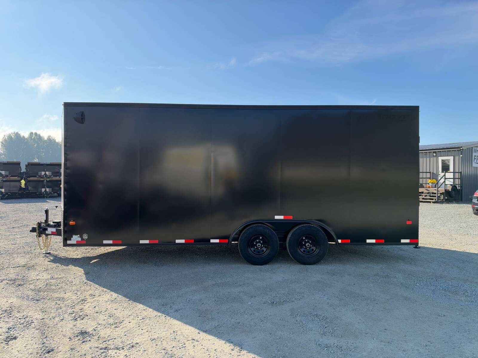 Photo of 2027 Royal Cargo BLACKOUT Package 8.5x20 +V Nose 11,400lb Cargo / Enclosed Trailer Car Hauler Extra Height Ramp Door Black (GSR)