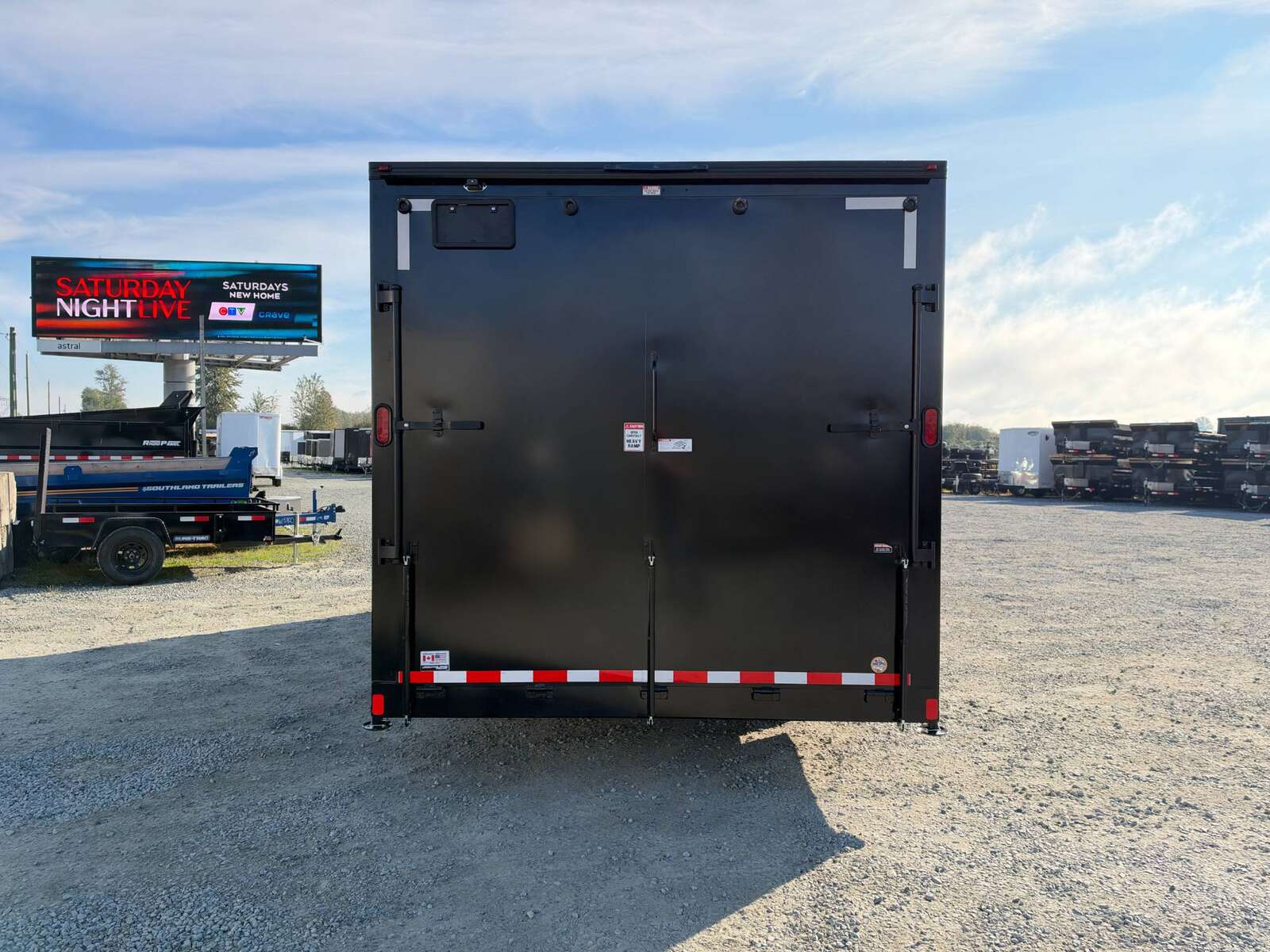 Photo of 2027 Royal Cargo BLACKOUT Package 8.5x20 +V Nose 11,400lb Cargo / Enclosed Trailer Car Hauler Extra Height Ramp Door Black (GSR)