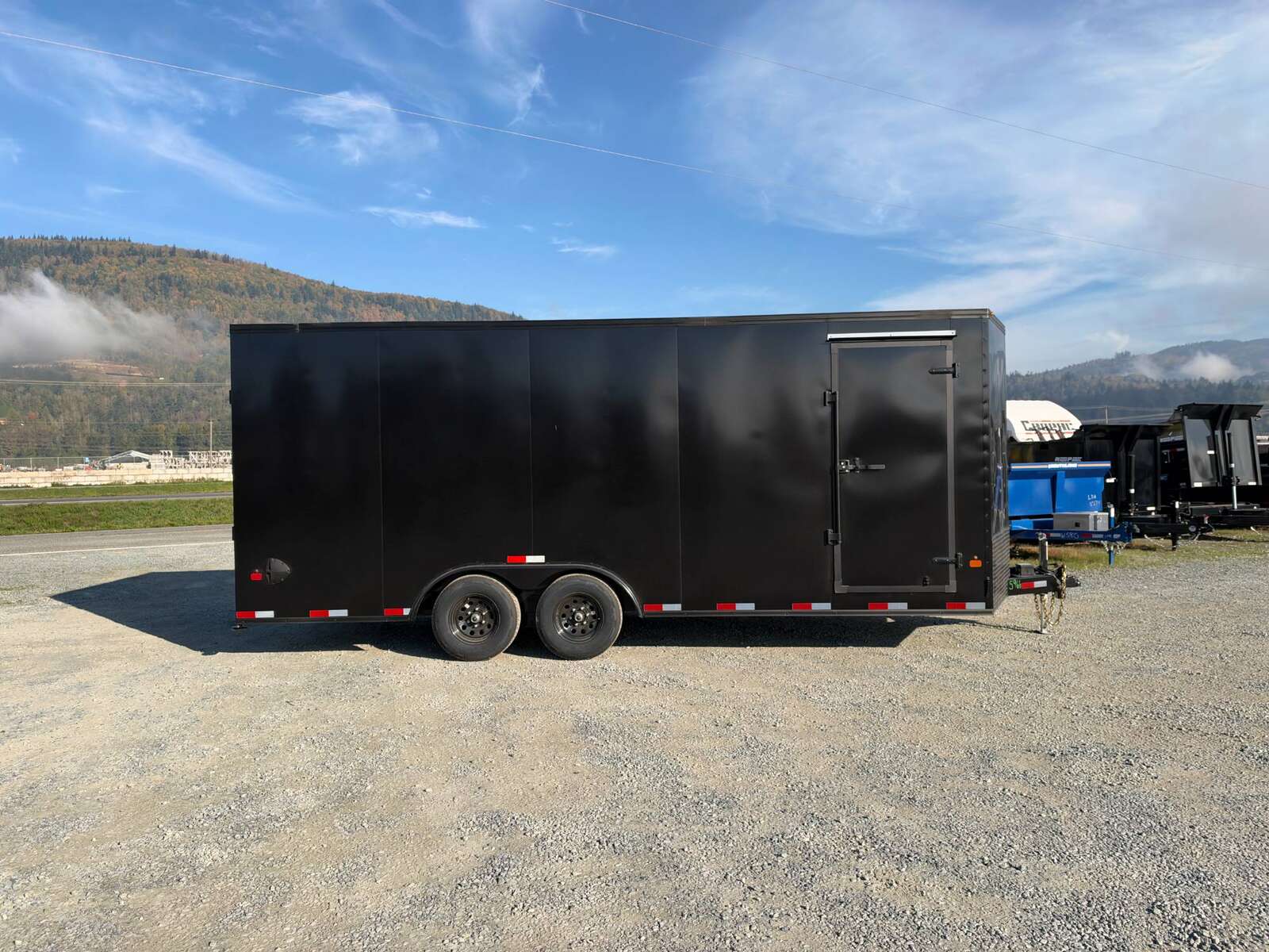 Photo of 2027 Royal Cargo BLACKOUT Package 8.5x20 +V Nose 11,400lb Cargo / Enclosed Trailer Car Hauler Extra Height Ramp Door Black (GSR)